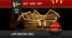 Desktop Screenshot of lovechristmaslights.com